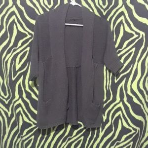 Dark gray cardigan